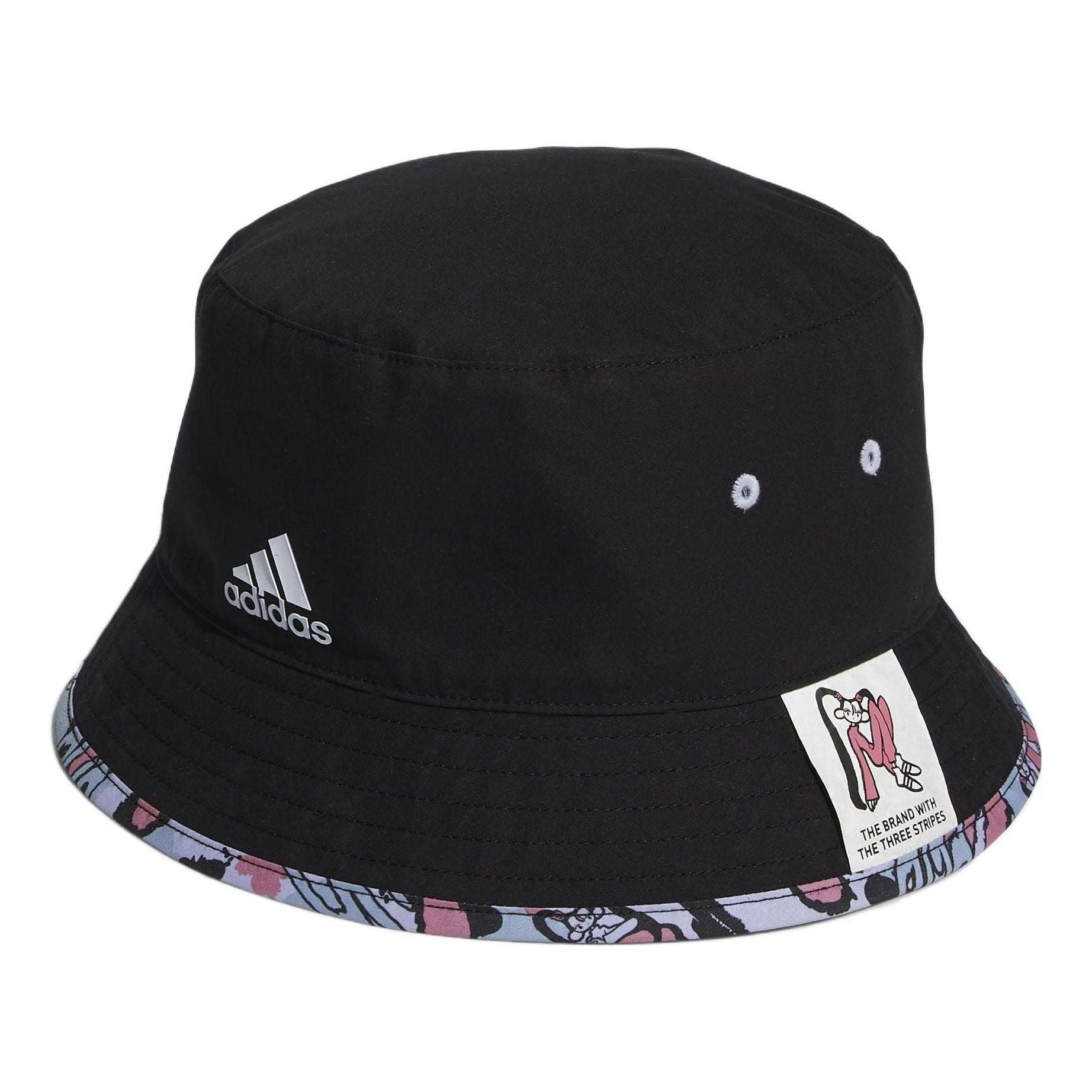 Aadidasx  Atmos Pink x Jenny Kaori Reversible Bucket Hat 'Black' GT0105