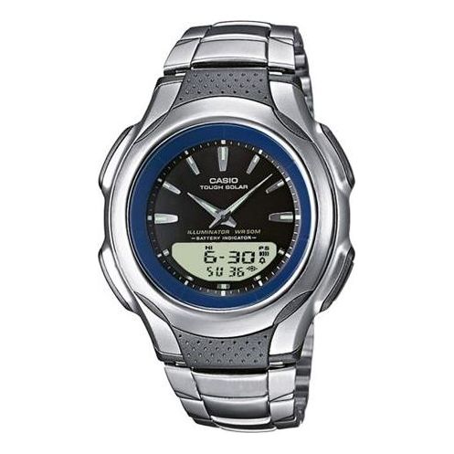 Men's CASIO Sports 50m Waterproof Date Display Quartz Stainless Steel Strap Watch Mens Analog/Digital Combo AW-S90D-1AVDF