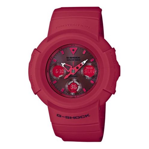 CASIO G-Shock Analog-Digital 'Red' AWG-M535C-4APR