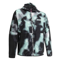 Under Armour Unisex Summit Tie Dye Hooded Jacket Black 1359139-001