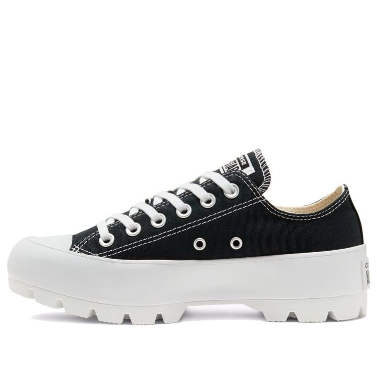 (WMNS) Converse Chuck Taylor All Star Lugged Low 'Black White' 567681C