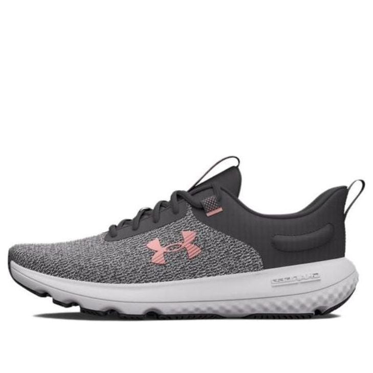 (WMNS) Under Armour Charged Revitalize Running Shoes 'Grey Pink' 3026683-100
