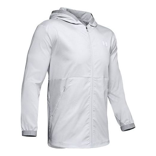 Under Armour Vanish Woven Jacket 'Light Grey' 1345301-014