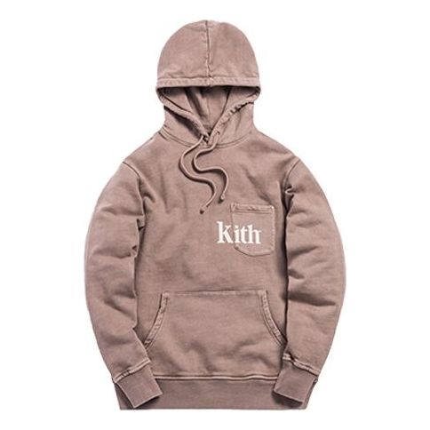 Men's KITH Pocket Williams Alphabet Long Sleeves Brown Pink KH2235-112