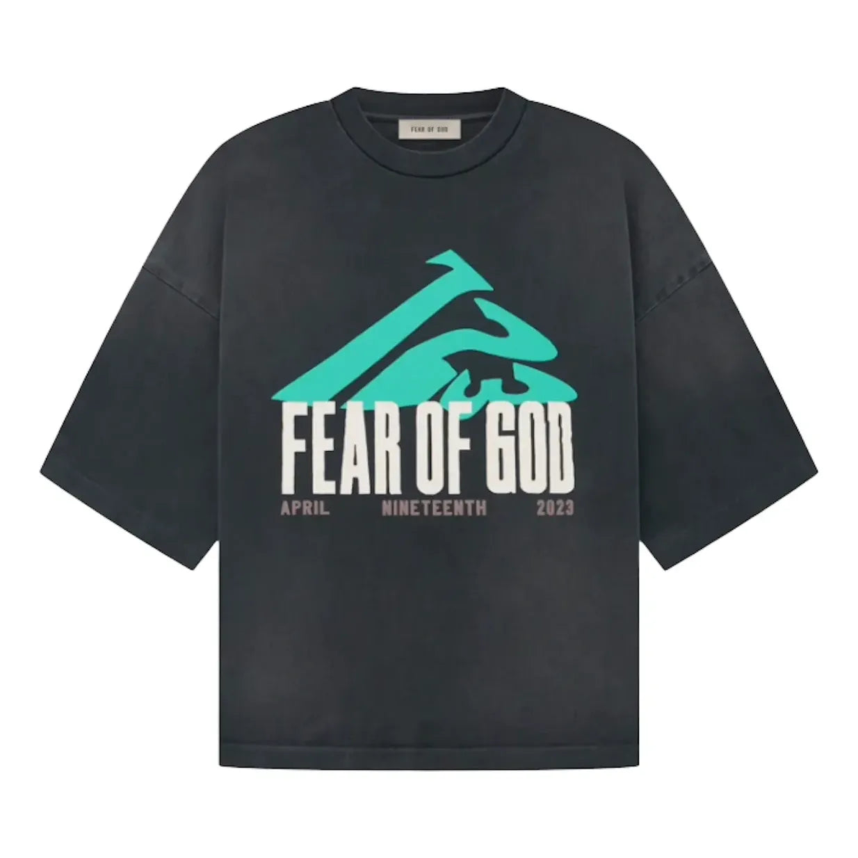 Fear of God x RRR123 Mountain T-Shirt 'Black' FOG123-12-001-1