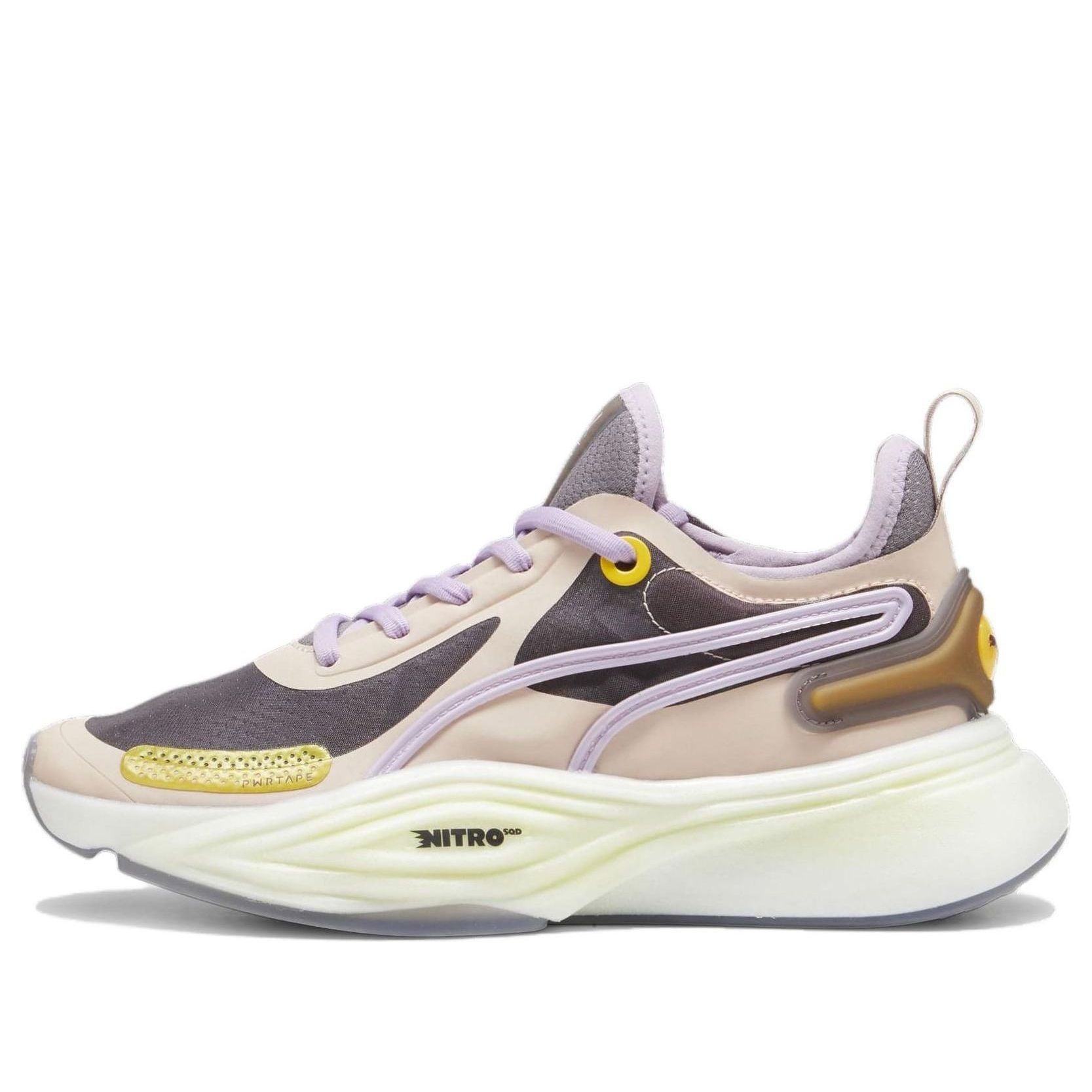 (WMNS) PUMA PWR NITRO SQD Training Shoes 'Pink Grey White' 379570-02