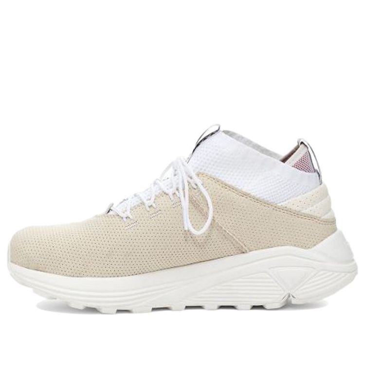 UGG Miwo Cowhide Breathable Mesh Sports Shoe White 1108039-WHT