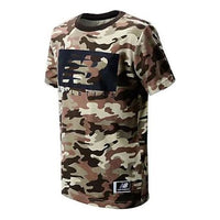 (GS) New Balance Athletics Short Sleeve Tee Asia Sizing 'Camo' LAK23J18-ROK