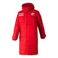 adidas originals Giant Logo Sports Down Jacket Red GF4074