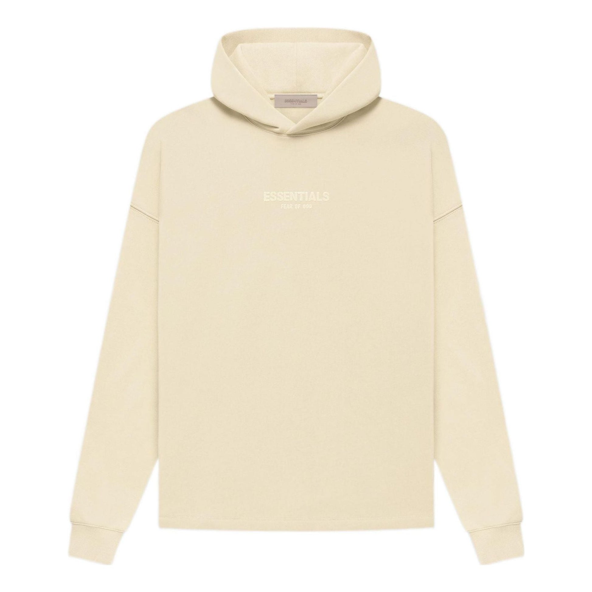 Fear of God Essentials FW22 Relaxed Hoodie 'Egg shell' FOG-FW22-025