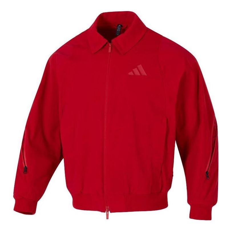 adidas CNY Woven Jacket Asia Sizing 'Red' JZ4193