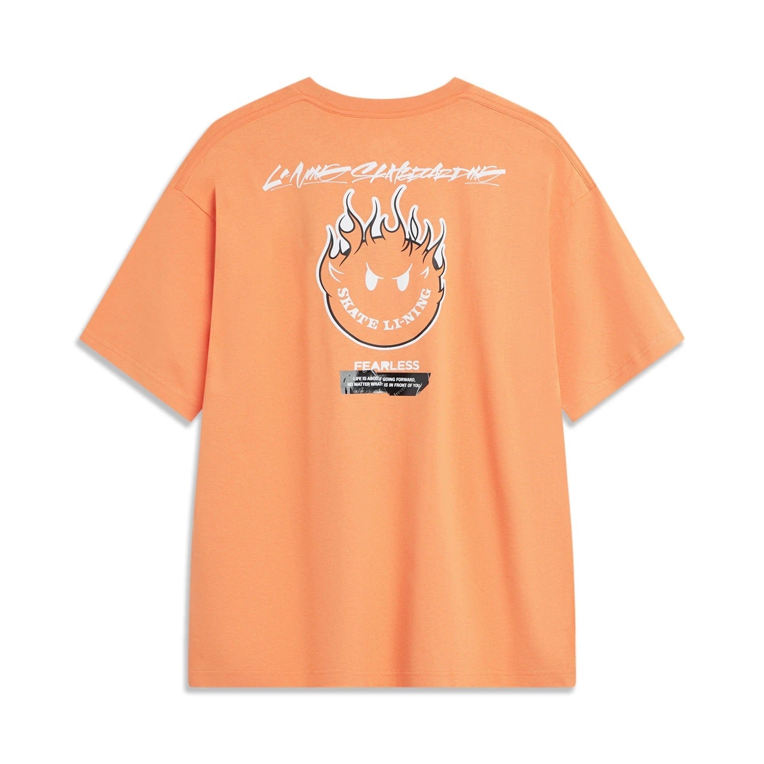 Li-Ning x OG_SLICK Skateboarding Graphic T-shirt 'Orange' AHST483-4