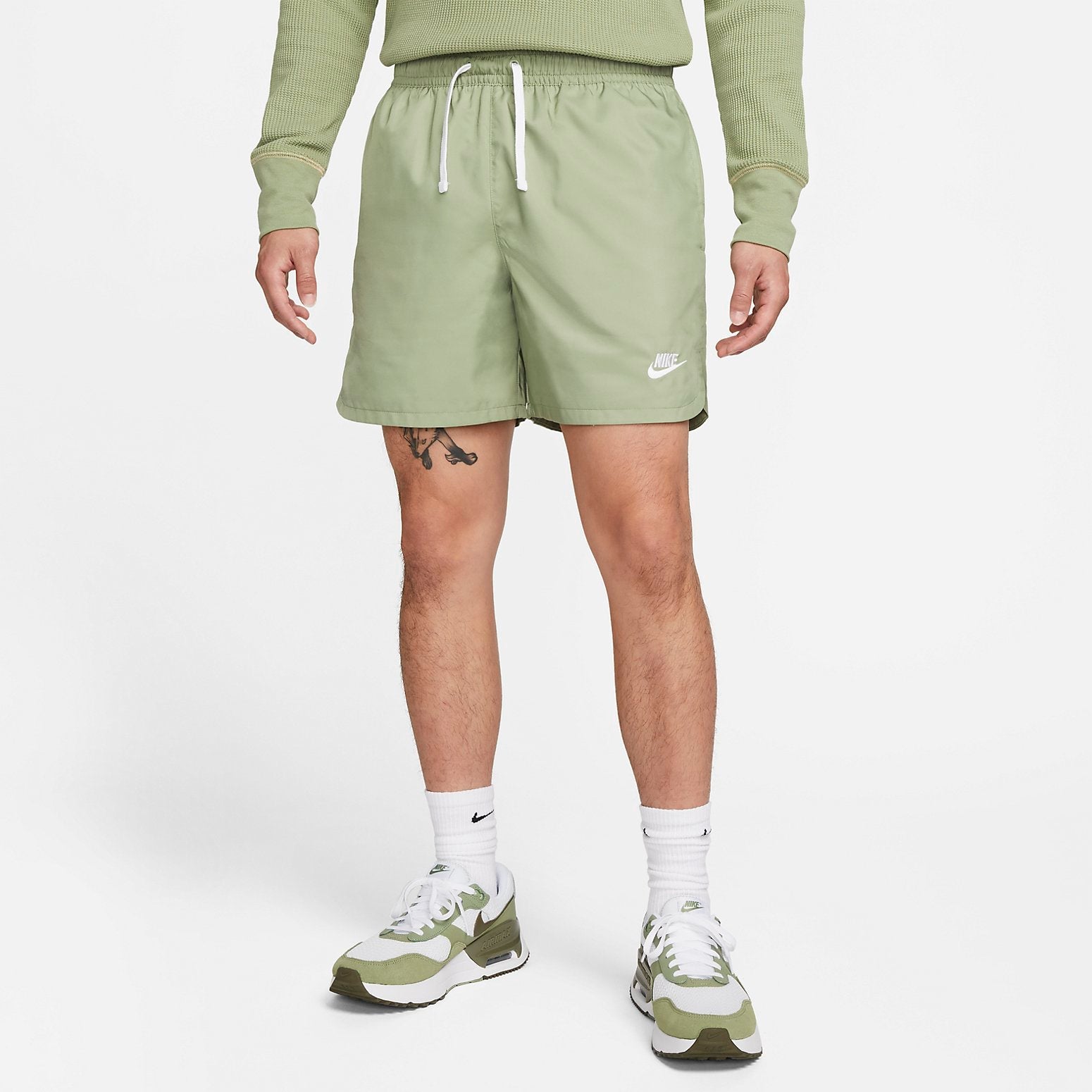 Nike Sportswear Sport Essentials Woven Lined Flow Shorts 'Oil Green' DM6830-386