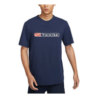 Nike Hyverse Track Club Dri-FIT T-Shirt Asia Sizing 'Navy' FZ0291-410