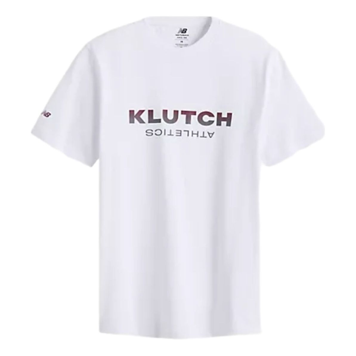 New Balance x Klutch Athletics Graphic T-Shirt Asia Sizing 'White' MT53625WT