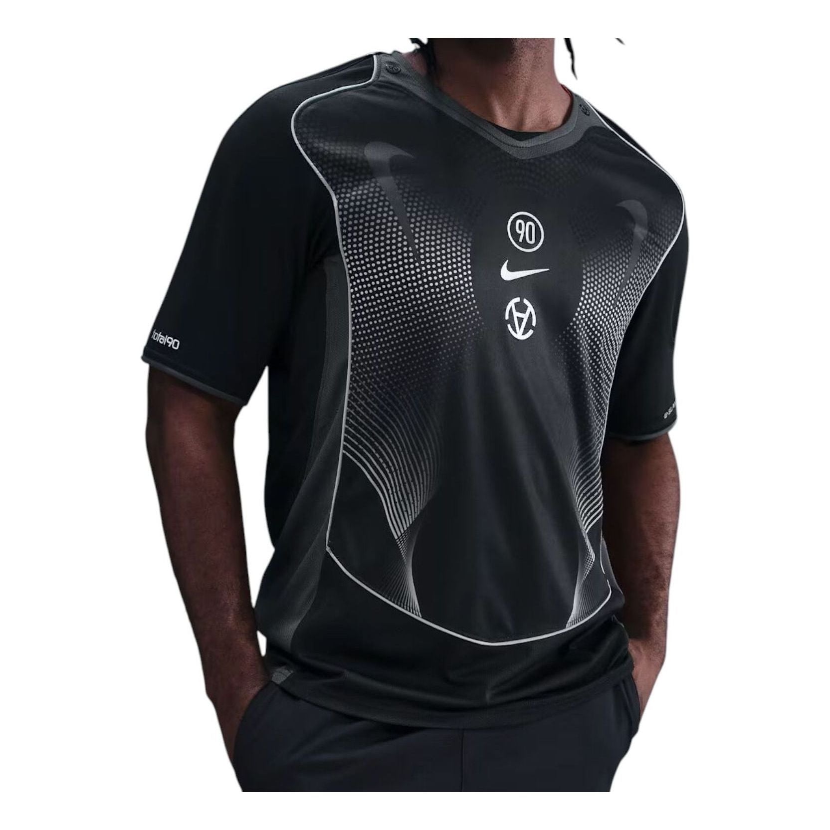Nike x Slam Jam Total 90 Dri-FIT Soccer Jersey 'Black' IO8391-010
