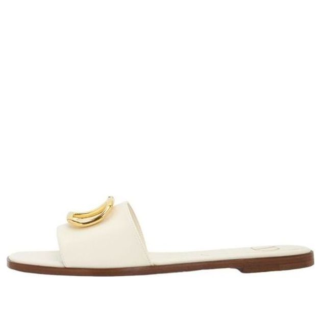 (WMNS) Valentino SS25 V Logo Signature Slippers 'Ivory' S0BD5DSHI16