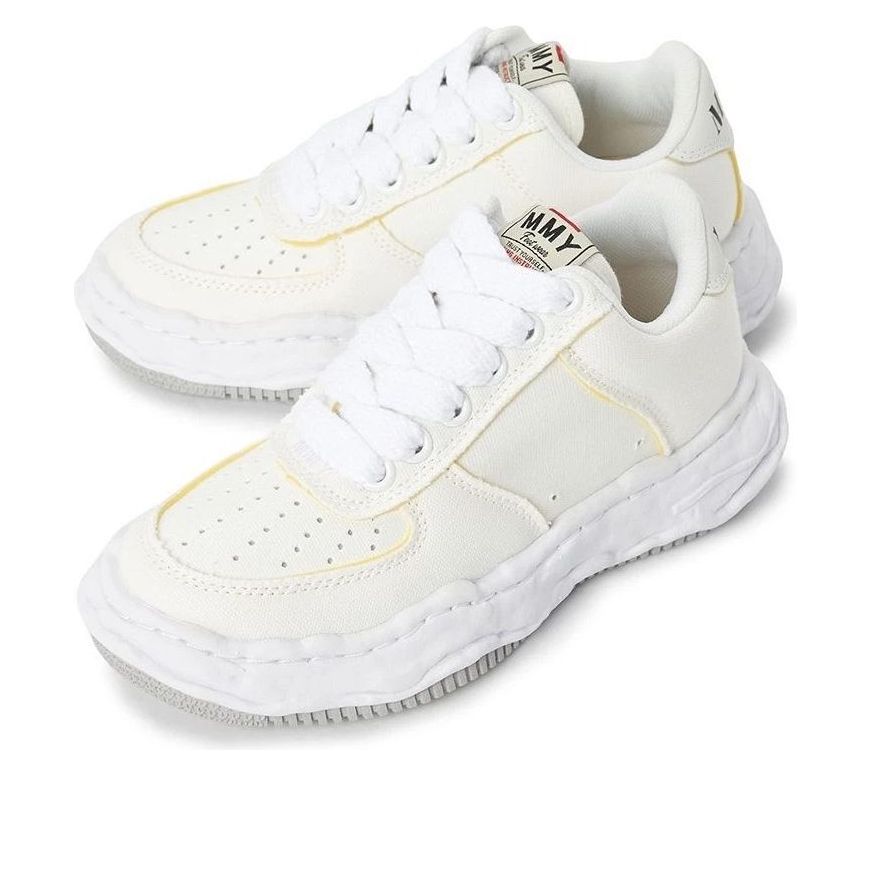 Maison MIHARA YASUHIRO Wayne OG Sole Canvas Low 'White Canvas Sponge' A14FW731-WHT
