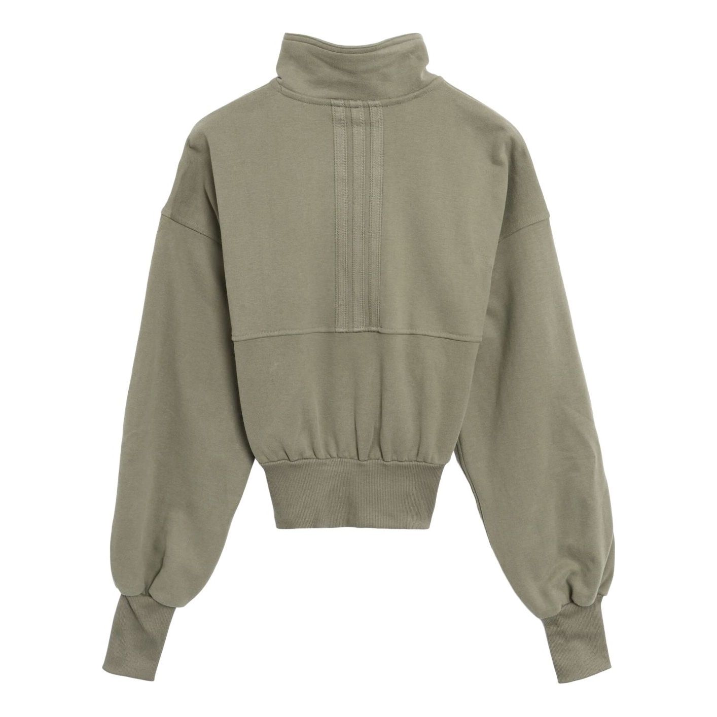 (WMNS) adidas x Moon Boot LEGGRN Crop Half Zip Sweatshirt 'Green' JM1101