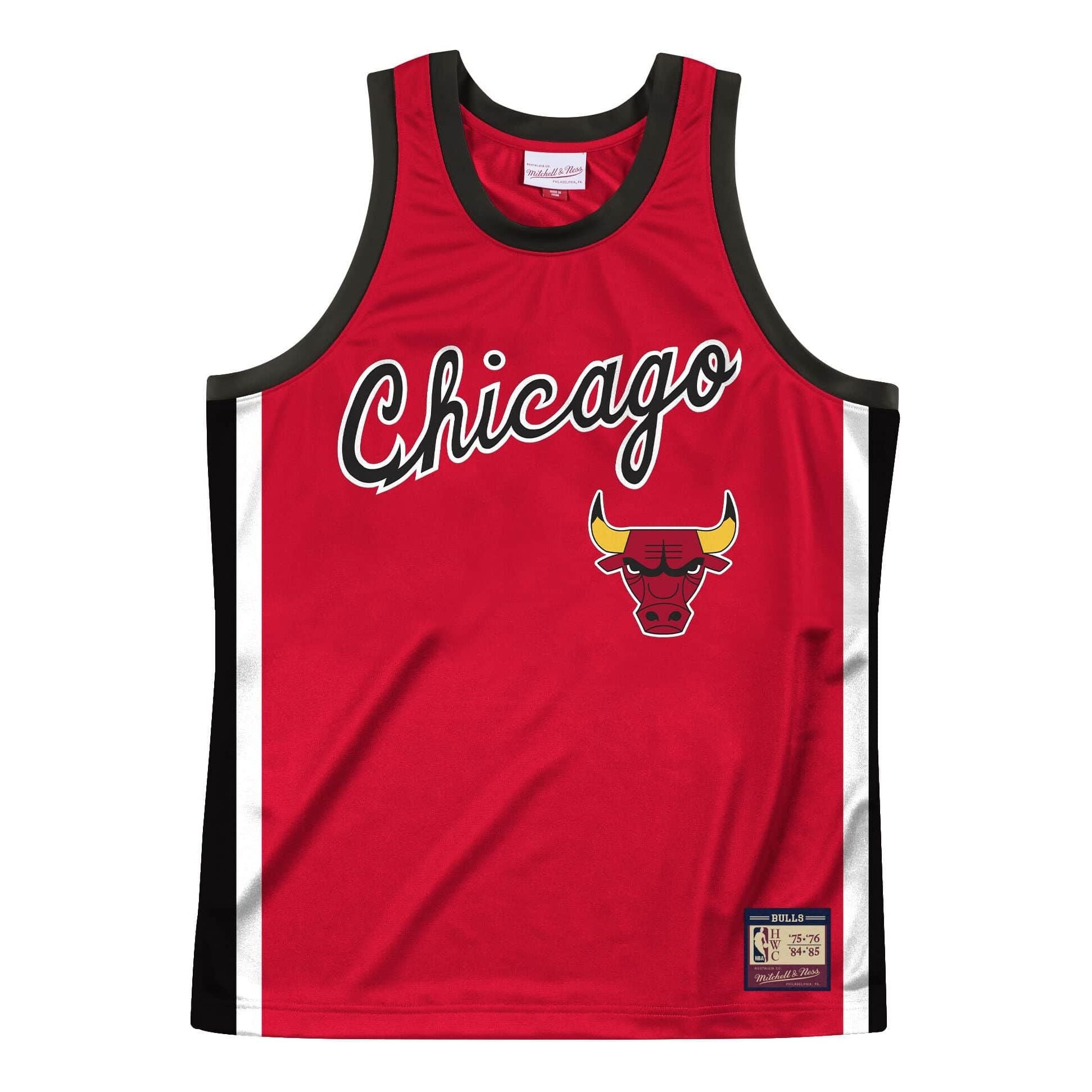 Mitchell & Ness NBA Chicago Bulls 1975-84 Team Heritage Basketball Jersey 'Red' TTNKLG18056-CBUSCAR75