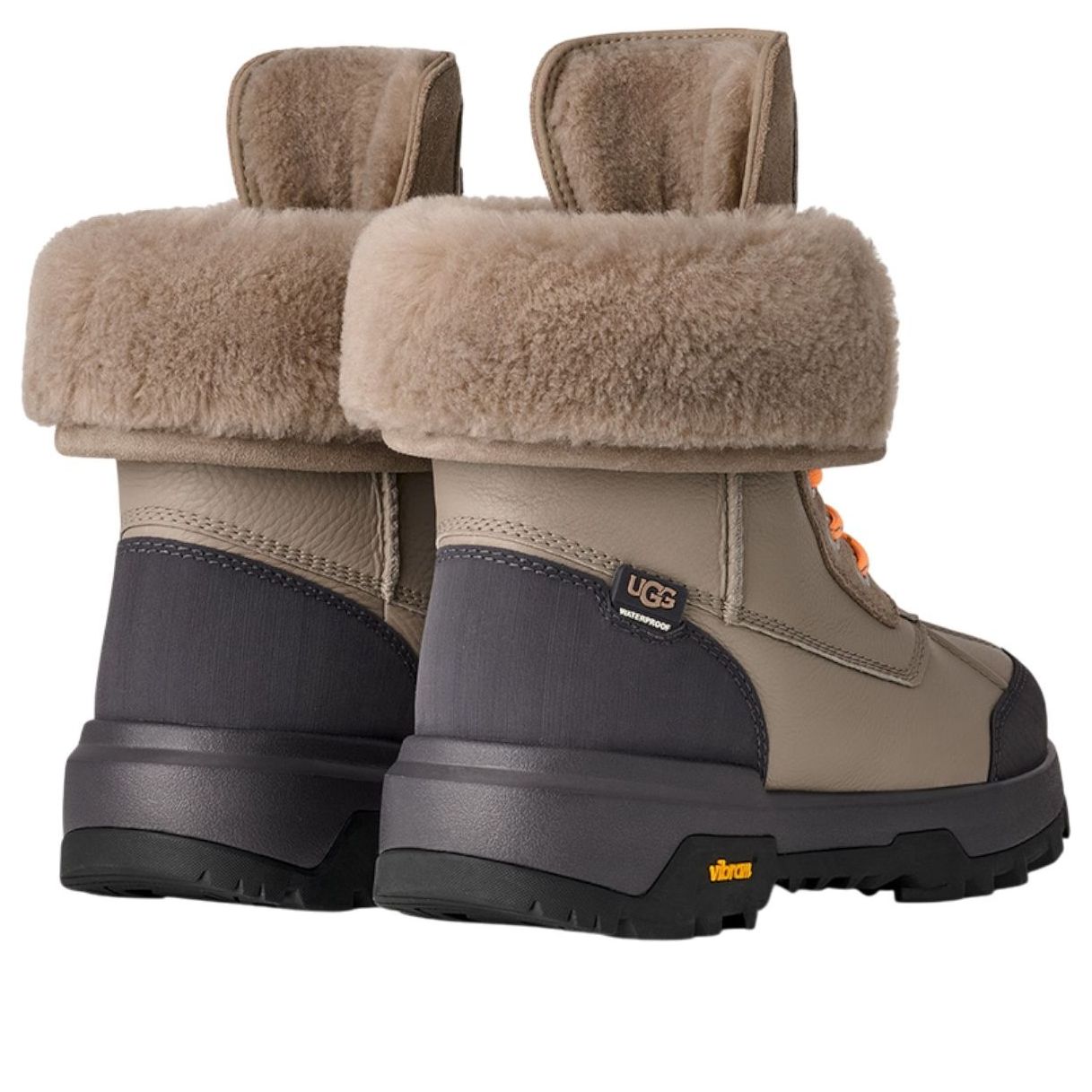 (WMNS) UGG Adirondack Boot XXV Snow Boots 'Cobblestone' 1170591-CBBLG