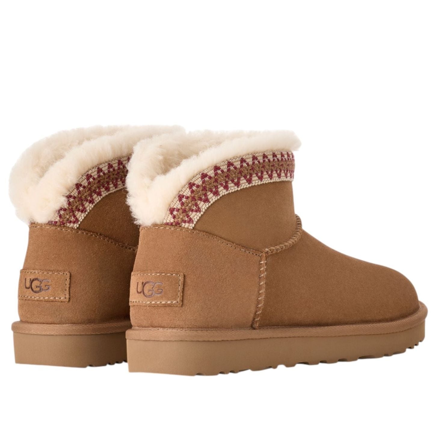 (WMNS) UGG Classic Ultra Mini Taslyn-Snow Boots 'Chestnut' 1174496-CHE