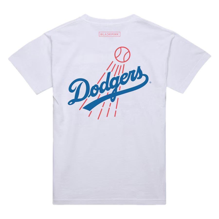 Mitchell & Ness x MLB Los Angeles Dodgers BLACKPINK T-Shirt 'White' 203285468-WHT