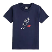 (GS) New Balance x Shohei Ohtani Logo T-Shirt Asia Sizing 'Team Navy' YT61E9C7TNV
