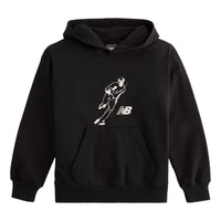 (GS) New Balance x Shohei Ohtani Logo Hoodie Asia Sizing 'Caviar' YT61F9RXBK