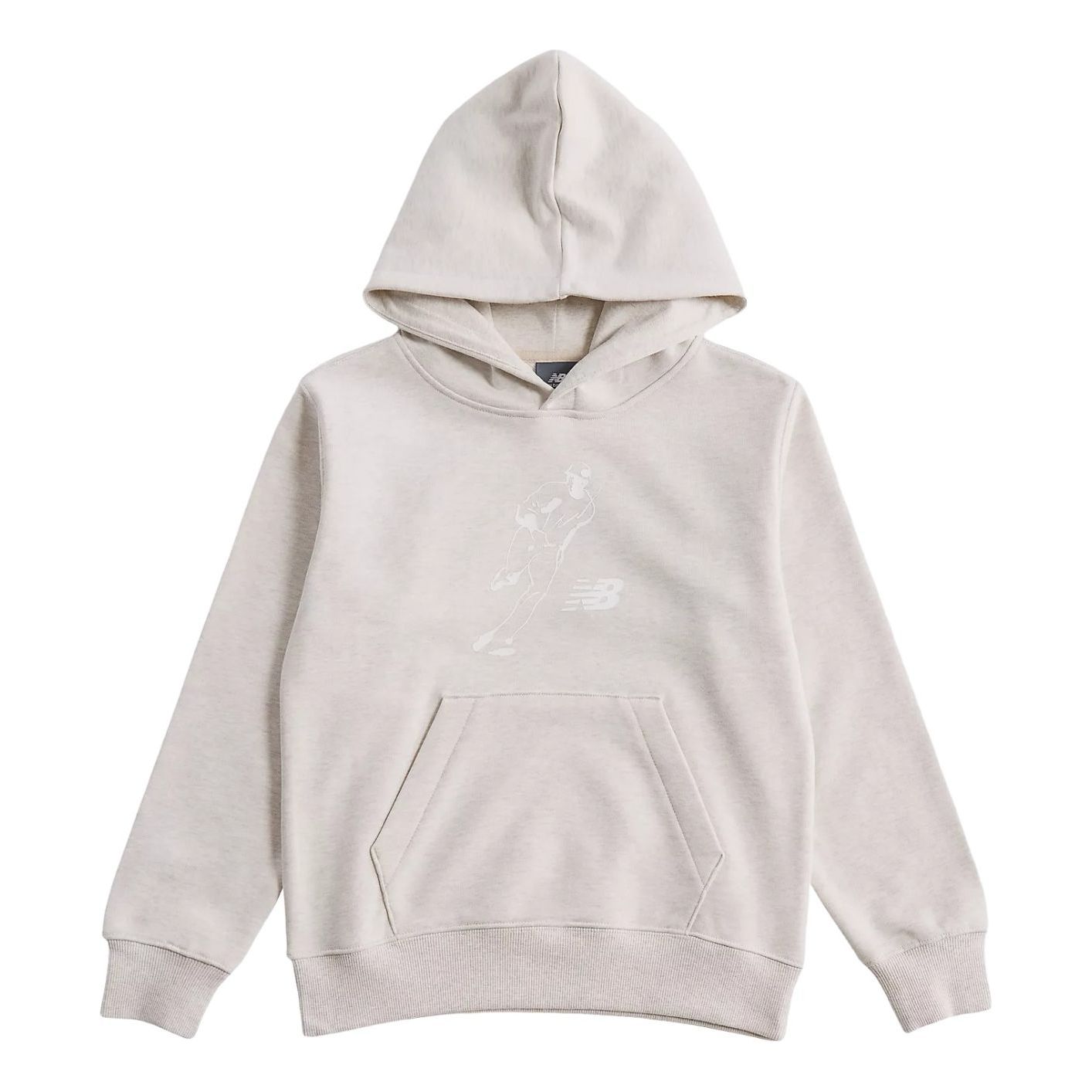 (GS) New Balance x Shohei Ohtani Logo Hoodie Asia Sizing 'Oatmeal Heather' YT61F9RXOTH