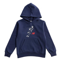 (GS) New Balance x Shohei Ohtani Logo Hoodie Asia Sizing 'Team Navy' YT61F9RXTNV